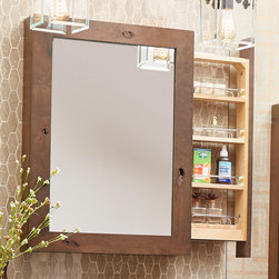 Wellborn Cabinet's Mirror Pullout - Bathroom Cabinets