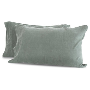 Delilah Home 100% Hemp Bed Sheets, King Pillow cases