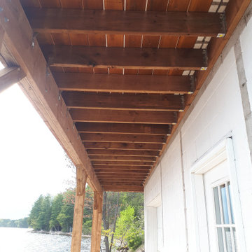 Deck over Round Lake, Ontario