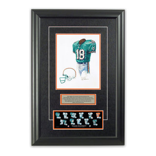 NFL Miami Dolphins 2000 Uniform Original Art – Heritage