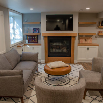 How a big accident turned into the perfect opportunity for a family room