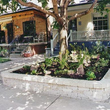 landscape block wall