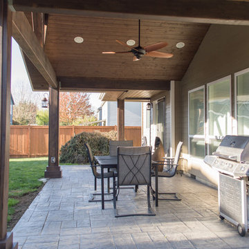 Albany Gable Patio Cover with small Hipped cover