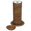 Toilet Paper Roll Tower and Cover in Nito/Rattan, Brown
