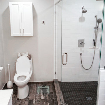 Two bathroom renovation in Tarzana