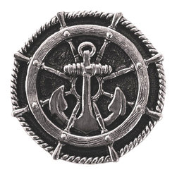 Inviting Home Inc. - Ship's Wheel Knobs, Bright Nickel - Cabinet And Drawer Knobs