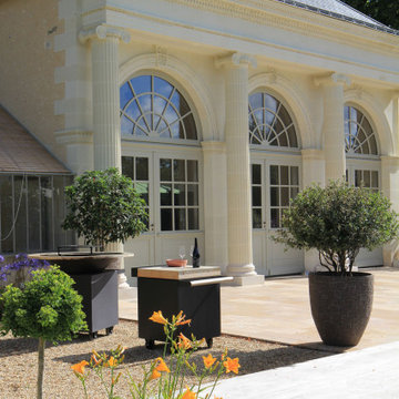 Piscine enterrée 17x6m - Ancienne Orangerie