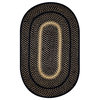 Homespice Decor 6 x 9' Oval Manchester Jute Braided Rug