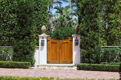 Island style exterior home photo in Miami