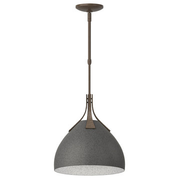 Summit Pendant, Bronze Finish, Natural Iron Accents, Standard Overall Height