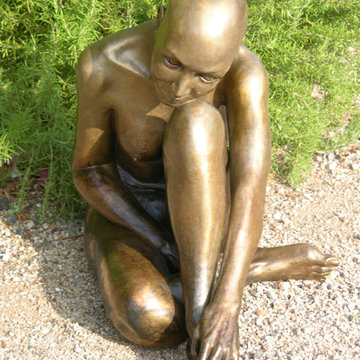 Purity - Figurative Female Nude Bronze Sculpture.