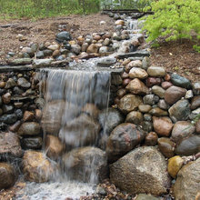 backyard waterfall