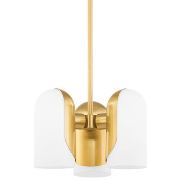 Mitzi London 3-Light Pendant, Aged Brass, H550703-AGB