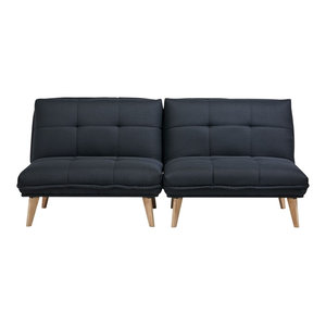 Abbyson Living Hemingway Convertible Sofa Midcentury