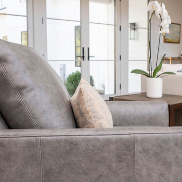 Clean,  modern living room