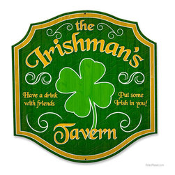 The Irishman's Tavern Metal Wall Sign | Bar Signs | RetroPlanet.com - Products
