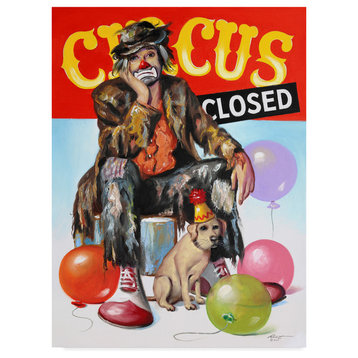 "Circus Closed" by D. Rusty Rust, Canvas Art