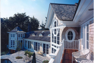 Traditional exterior home idea in New York