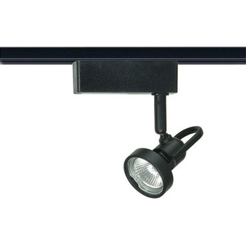 Nuvo Lighting 1-Light MR16, 12V Track Head, Cast Ring, Black, TH260