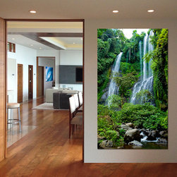 Aaron Chang Residential Installations: Bali Waterfall - Fine Art Prints
