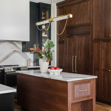 Allie Reed, Designer - Moody Walnut & Black Kitchen