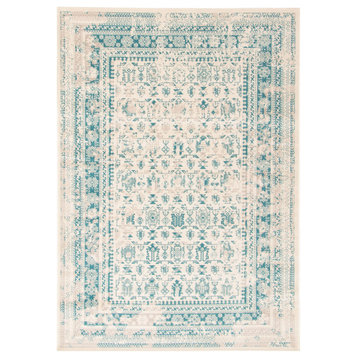 ECARPETGALLERY Traditional Area Rug 3'11" x 5'7" Light Green, Wilby