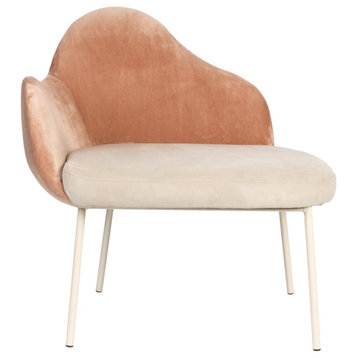 Pink Modern Lounge Chair | Zuiver Friuli