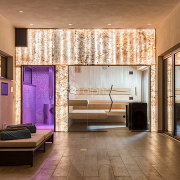 Project Sauna + Shower + Ice Machine