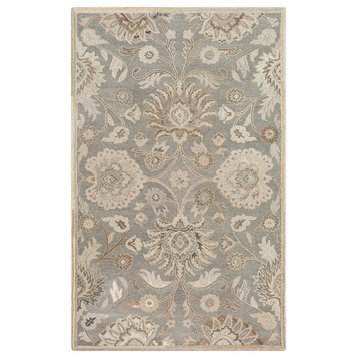 Caesar Traditional Taupe Area Rug, 10'x14'