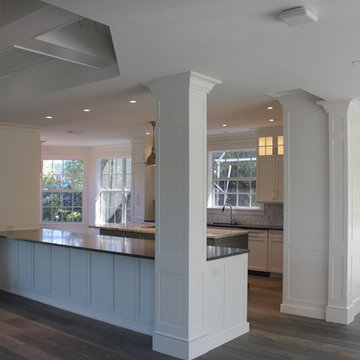 Custom Kitchen Cabinetry and Built-In China Cabinet
