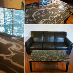 Patterned metal Coffee Table - Coffee And Accent Tables