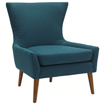 River Azure Upholstered Fabric Armchair