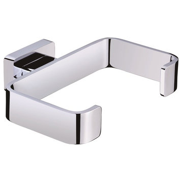 Beverly Wall Mounted Solid Brass Toilet Paper Holder in Polished Chrome