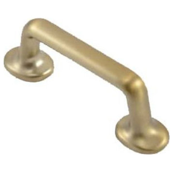 Residential Essentials 10363 Traditional 3 Inch Center to Center - Satin Brass