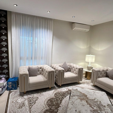 Cozy Secondary Casual Lounge | Relax Nook with Accent Armchairs