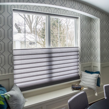 Elmhurst Vignette Modern Roman Shades