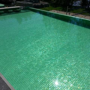 All Tile Pool Green Mix-Citron, Celadon, and Sage