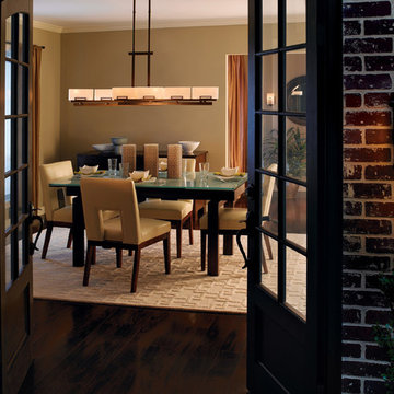 Kichler Lighting 42430SWZ Leeds Shadow Bronze Island Light