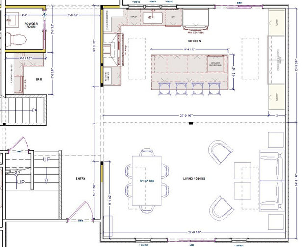 Kitchen of the Week: Bigger With an Open Plan and Green Cabinets