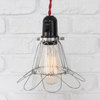 The Forsyth Lamp, Cord: Red/Putty, Pendant, With Plug