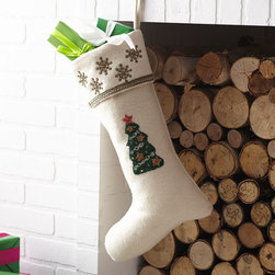 A MERRY LITTLE STOCKING &ndash; TREE - NEW - Christmas Stockings And Holders
