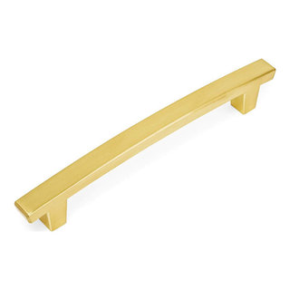 Cosmas 1481-96BAB Brushed Antique Brass Modern Contemporary Cabinet Pull