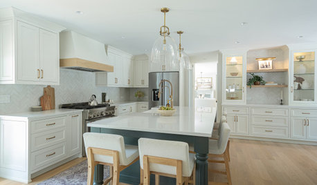 Kitchen of the Week: Bright and Open in White, Wood and Green