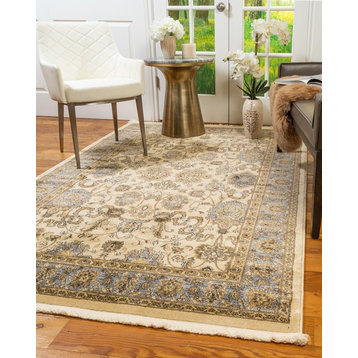 Beaufort Polypropylene Vintage Oriental Area Rug Carpet, 6' X 9'