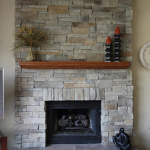 Stone Fireplace