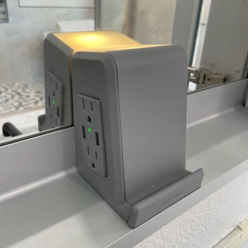 USB and Power Outlet Integration in Medicine Cabinet