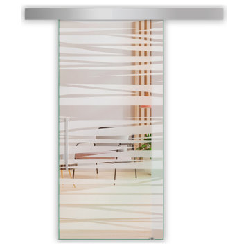 Sliding Glass Door Design ALU100, 26"x84"