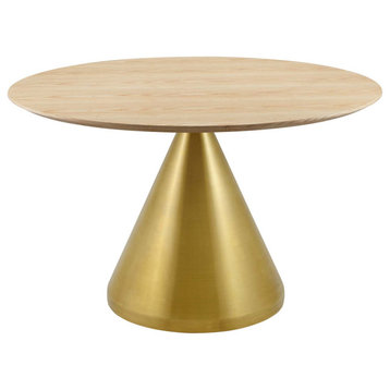 Tupelo 47" Dining Table, Gold Natural