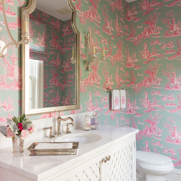 Pretty Pink Powder Room