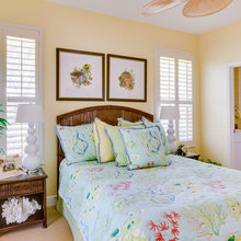 colour scheme to lighten a dark master bedroom